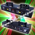 Double Green & Double Red laser light,