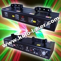 Double Green & Double Red laser light, disco light with DMX for DJ Pro