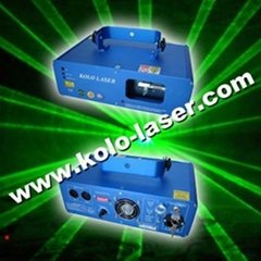 100mW green stage laser light