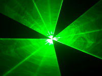 100mW green stage laser light 2