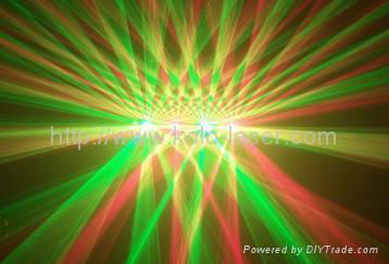 Double Green & Double Red laser light, disco light with DMX for DJ Pro 4