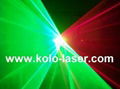 Green & Red double tunnels laser projector, laser show system 2