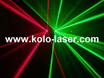 Green & Red double tunnels laser projector, laser show system 3