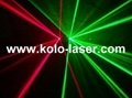Green & Red double tunnels laser projector, laser show system