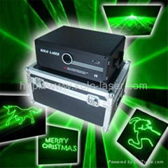 1W green animation laser light, stage