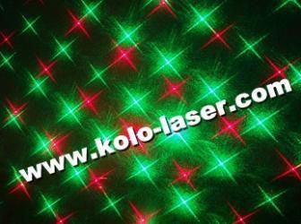 Crossed Star Twinkling laser light, stage laser light 2