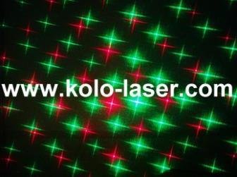 Crossed Star Twinkling laser light, stage laser light 3