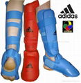 Karate shin instep guard