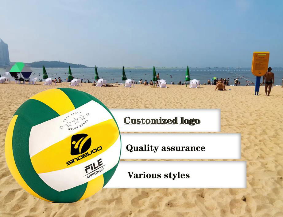 Custom OEM Volley ball Official Size 5 Customized Beach Volleyball ball PVC PU L