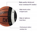 Custom made promotional rubber basketball outdoor size 7 customize your logo bal 1