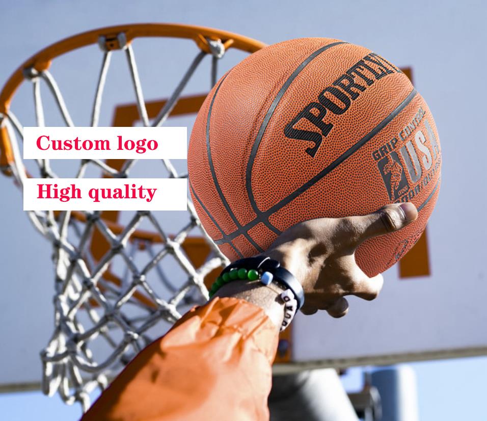 Custom made promotional rubber basketball outdoor size 7 customize your logo bal 2