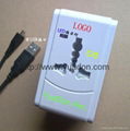 Travel adaptor/Electronic gift/travel socket / 933L/USB adaptor