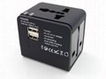 2016 most hot sale usb travel adapter