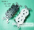 USA socket,UL plug adaptor,UL socket/5-15R SCOKET/5-15R RECEPTACLE