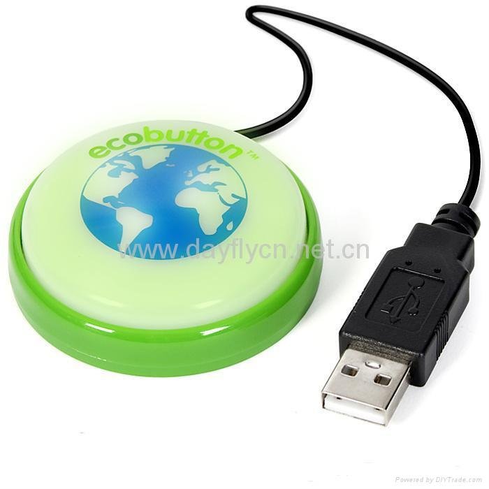 NEW Products USB ECO Green Button 1 small click 1 BIG change!
