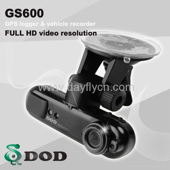 HD 1080P Car DVR Camera with GPS logger&vehicle recorder,Angle 120 degree
