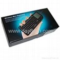 2.4G Wireless Mini Keyboard Touchpad Presenter Mouse Factory,for Google TV,IP TV