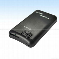 家用車載2.5"SATA 1080P全高清硬盤播放器DTS 