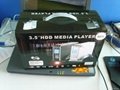 3.5" DIVX HDD Media player NTFS MP3 MP4 Dvd LCD