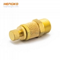 sintered quiet flow speed control silencer muffler 