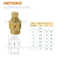 sintered quiet flow speed control silencer muffler 