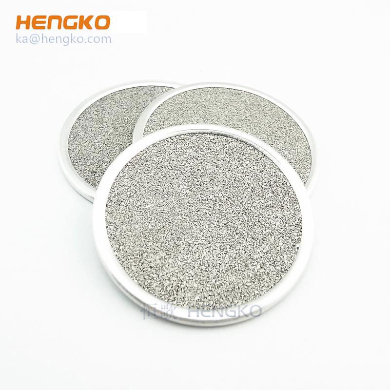 Microns porous sintered metal 316l stainless steel filter disc 3