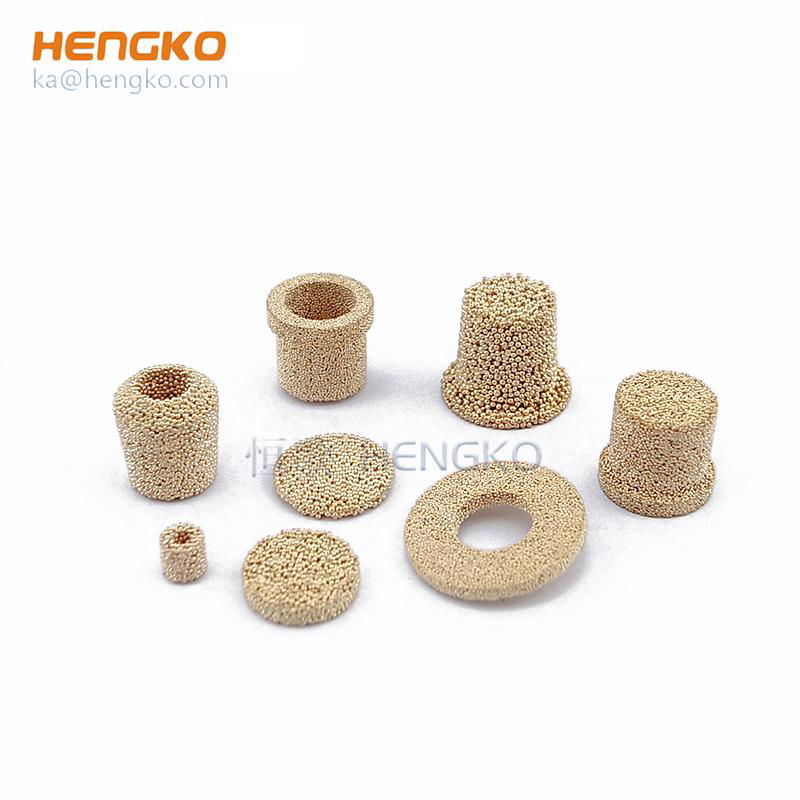 microns porous sintered bronze filter disc 3