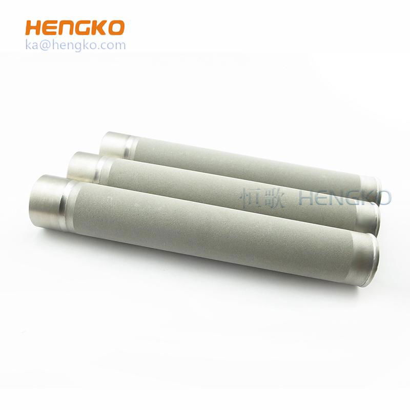 Microns Stainless steel sintering filter tubes cartridge