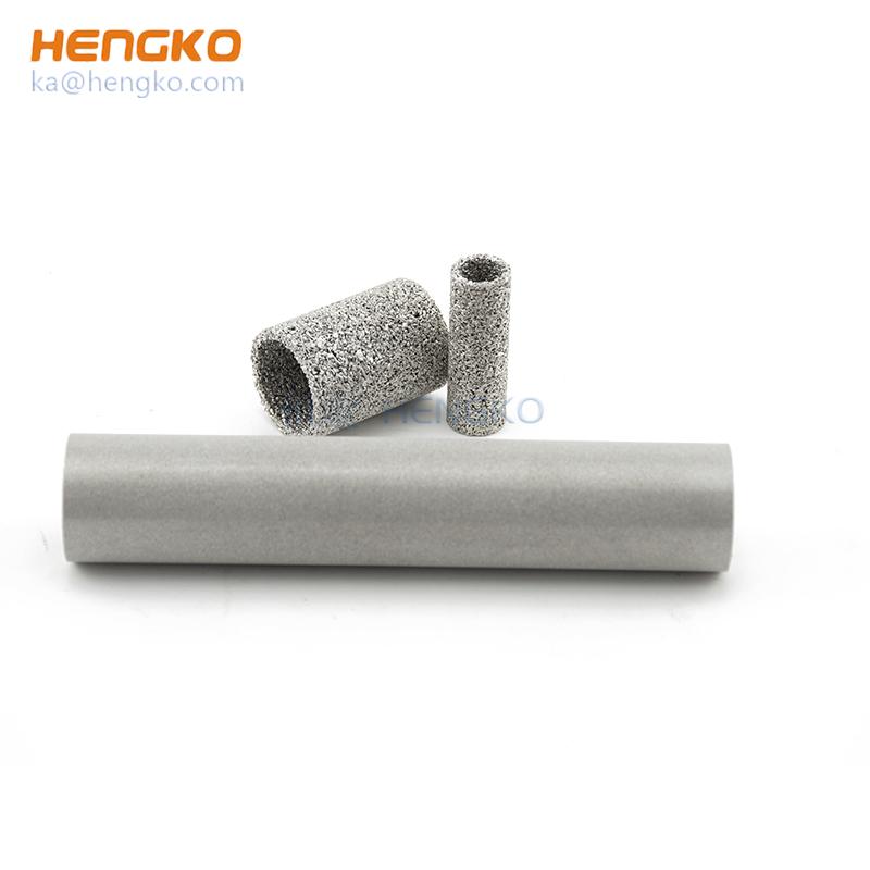 Microns Stainless steel sintering filter tubes cartridge 2