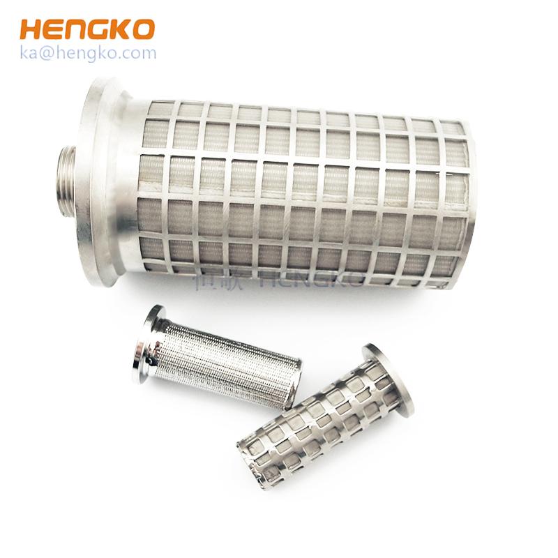 Stainless steel purifying water filter cartridge