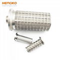 Stainless steel purifying water filter cartridge