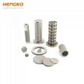 Microns Stainless steel sintering filter tubes cartridge 4