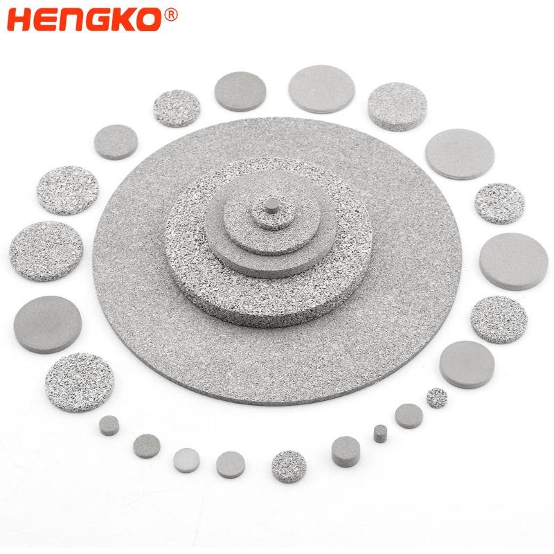 Microns porous sintered metal 316l stainless steel filter disc 2