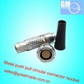 FGG 2B 26pin Push-pull circular metal straight plug 