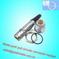 FGG/EGG  2K16pin Push-pull circular metal straight plug/fixed socket  1