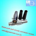 FGG PHG 1B 3pin Push-pull circular metal straight plug &socket