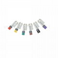 EKG Cable Connector sets, Grabber , AHA, 10pcs/set.