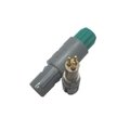 塑料连接器1P单定位 PAG1-10针14针推拉圆形直式插头，带后螺母