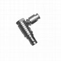 FHG 1B14pin Push-pull circular metal Elbow (90°) plug