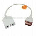 11pin 400/700  2-channel temperature probe Adapter cable 