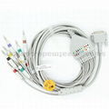 HP M3703C EKG cable with leadwires (4.0 Banana )