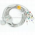 HP M3703C EKG cable with leadwires (4.0 Banana )