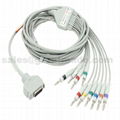 Fukuda  EKG cable with leadwires (4.0 Banana )