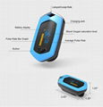 Finger clip pulse oximeter， built-in lithium batteryOLEDscreen heart rate meter