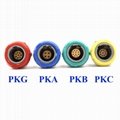 醫用連接器PKG PKA PKB PKC 2-10針 14 針 1P雙定位0 40 60 80度插座
