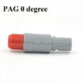 Medical Connector PAG PAA PAB PAC 1P Male Plug 0 40 60 80 Degree Two Keyings