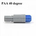 Medical Connector PAG PAA PAB PAC 1P Male Plug 0 40 60 80 Degree Two Keyings