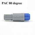 Medical Connector PAG PAA PAB PAC 1P Male Plug 0 40 60 80 Degree Two Keyings