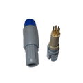  Connector 1P Two Keying PAG 1-10pin14pin 40 DegreeStraight Plug With Backnut