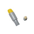 1P Plastic Connector Two Keying PAG 2-10pin 14pin 60 Degree Plug With Backnut